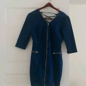 Mini jean dress